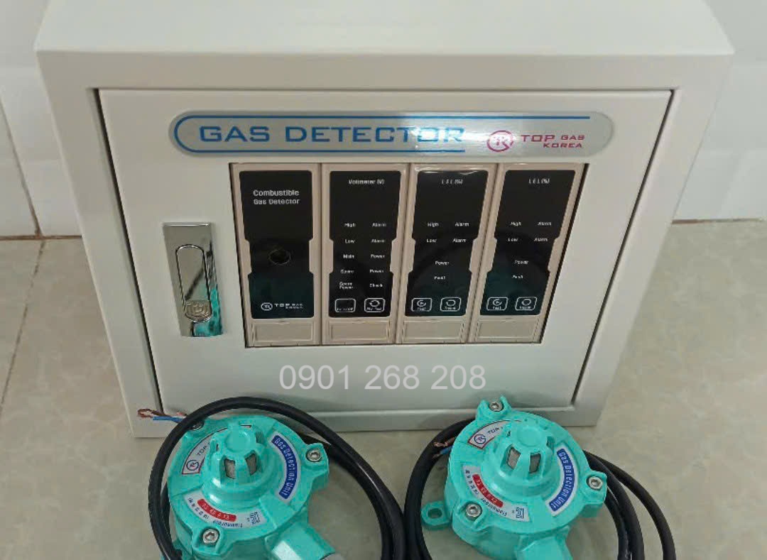 tủ báo rò gas hàn quốc DA-7302 Topgas